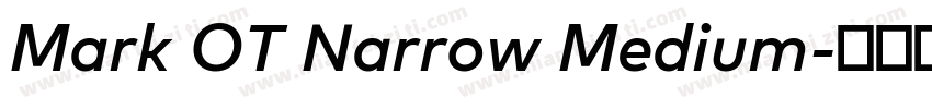 Mark OT Narrow Medium字体转换